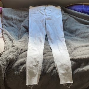 White hollister jeans